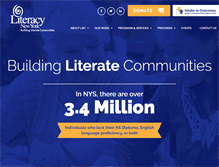 Tablet Screenshot of literacynewyork.org